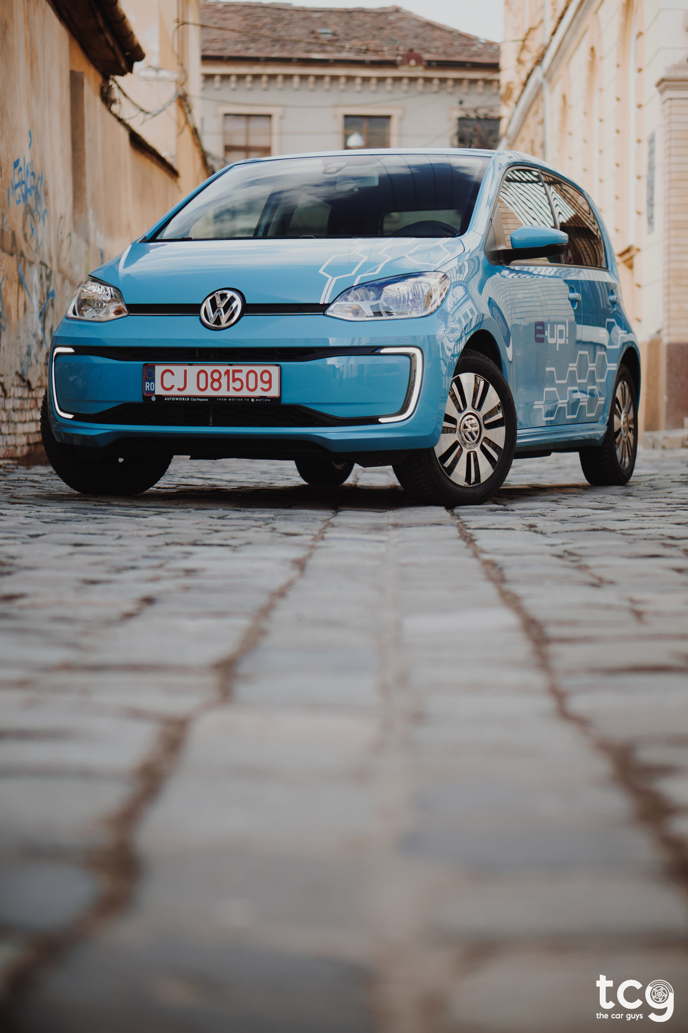 Vw up deals e range